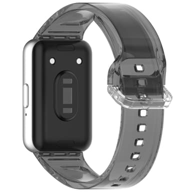 Samsung Galaxy Fit3 fargeskiftende silikonklokkerem Sort