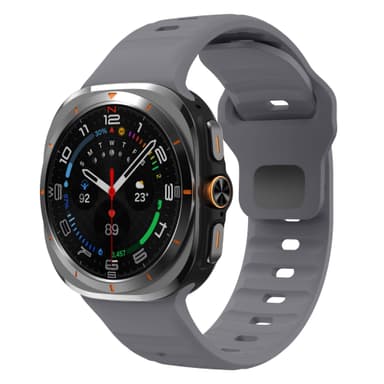 Silikonklokkerem for Samsung Galaxy Watch Ultra 47 mm Grå