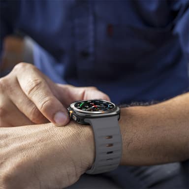 Silikonklokkerem for Samsung Galaxy Watch Ultra 47 mm Grå