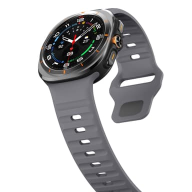 Silikonklokkerem for Samsung Galaxy Watch Ultra 47 mm Grå