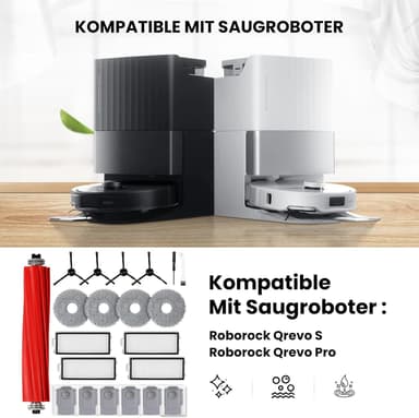 Tilbehør til robotstøvsuger, Roborock Qrevo S / Qrevo Pro