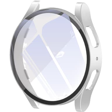 Beskyttelsesveske til Samsung Watch 7 med innebygd skjermbeskytter Sølv 40mm