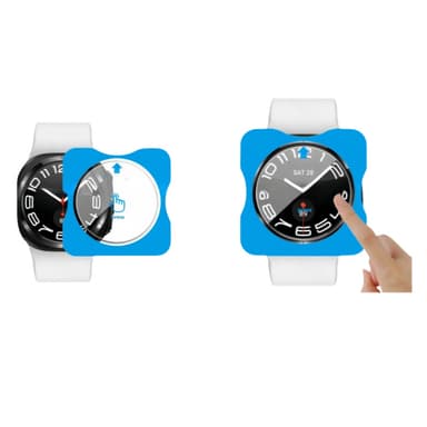 Skjermbeskytter i herdet glass for Samsung Galaxy Watch (2-pakning) Samsung Galaxy Watch 6 40mm