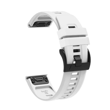 Silikonklokkerem for Garmin Fenix 7x Hvit
