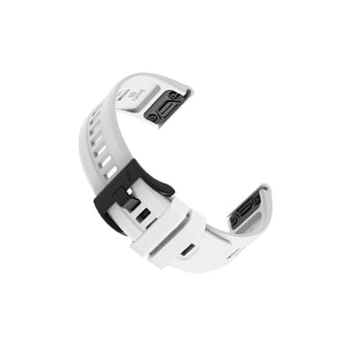 Silikonklokkerem for Garmin Fenix 7x Hvit