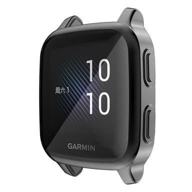 Beskyttelsesveske med skjermbeskytter for Garmin Venu Sq Sort