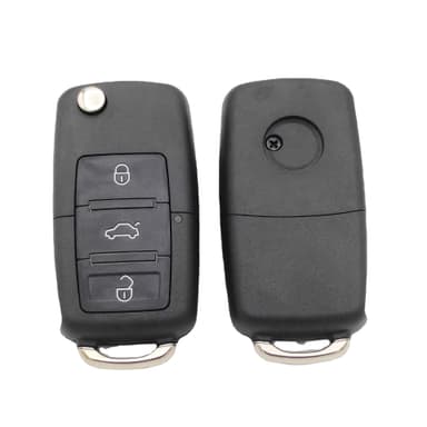 Key Fob Shell med 3 knapper kompatibel med Lavida Black