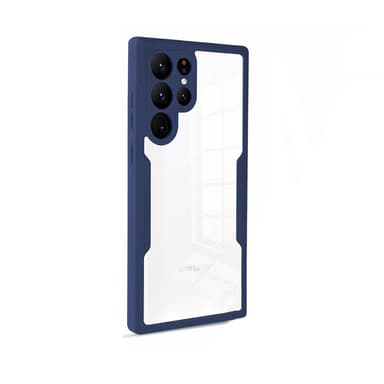 TPU-materiale 360° alt-inkludert mobiltelefondeksel for Samsung-telefoner Blå Samsung Galaxy S21