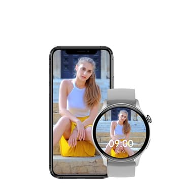 Smartklokke med multisportmoduser Sølv