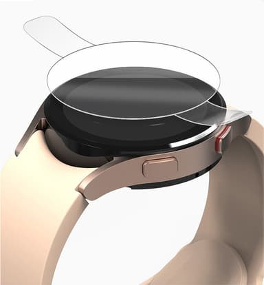 Skjermbeskytter i herdet glass til Samsung Watch 4, 2-pakning 40mm