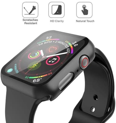 Skjermbeskytter til Apple Watch 4/5/6 (44 mm) og Apple Watch SE i herdet glass