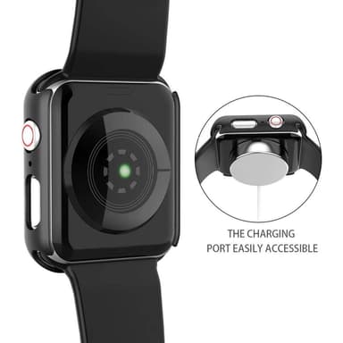 Skjermbeskytter til Apple Watch 4/5/6 (44 mm) og Apple Watch SE i herdet glass