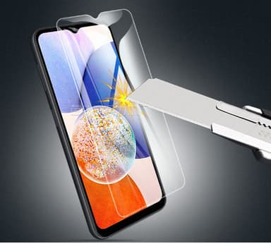 Skjermbeskytter i herdet glass til Samsung Galaxy A15 Gjennomsiktig