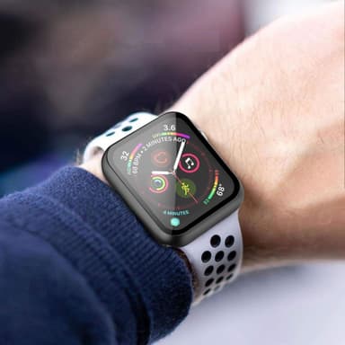 Skjermbeskytter til Apple Watch 4/5/6 (44 mm) og Apple Watch SE i herdet glass