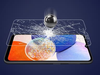Skjermbeskytter i herdet glass til Samsung Galaxy A15 Gjennomsiktig