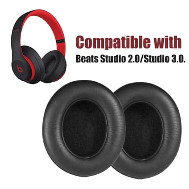 Øreputer av saueskinn Beats Studio 2.0 / Studio 3.0 Sort