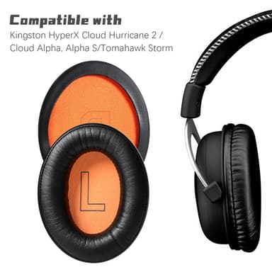 Øreputer for Kingston HyperX Cloud Hurricane 2/Cloud Alpha, Alpha S