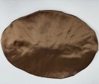 Sovehette i 100 % Mulberry Silk for kvinner, mykt hodeskjerf for å sove kaffe L