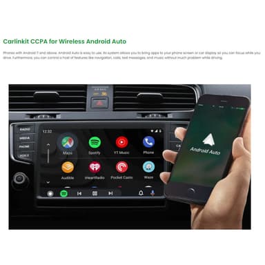 Trådløs CarPlay-adapter for Android-bilstereo