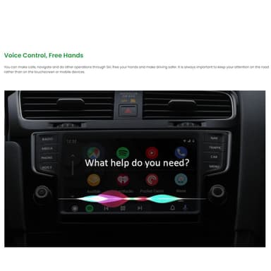 Trådløs CarPlay-adapter for Android-bilstereo