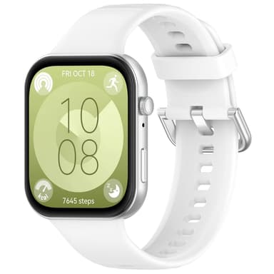 Silikonklokkerem for Huawei Watch Fit 3 Hvit