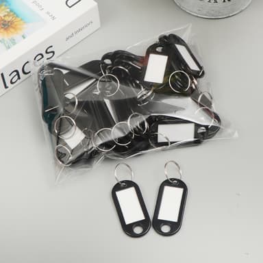 Multifunksjonell nøkkelring (50 pakke) Sort