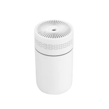Stillegående mini-luftfukter, 250 ml Hvit