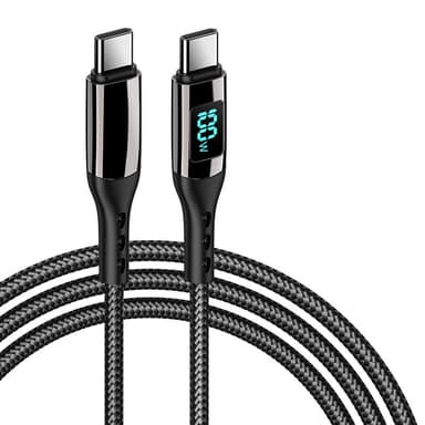 USB-C PD Hurtigladekabel 100 W Sort 3 m