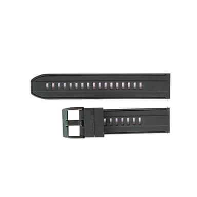 Silikonrem til Huawei Watch GT2E/GT2 46 mm/GT 46 mm Sort