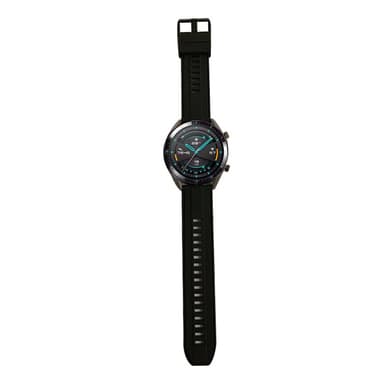 Silikonrem til Huawei Watch GT2E/GT2 46 mm/GT 46 mm Sort