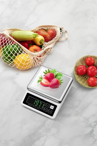 Elektronisk digital vekt Hvit 10 kg/0,1 g