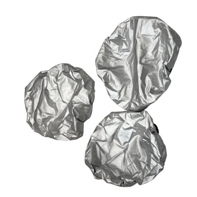 Vanntett sykkelsaltrekk, 3-pakning Sort XL