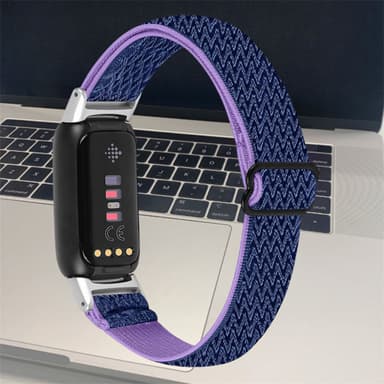 Justerbar nylonstropp for Fitbit Alta Blå