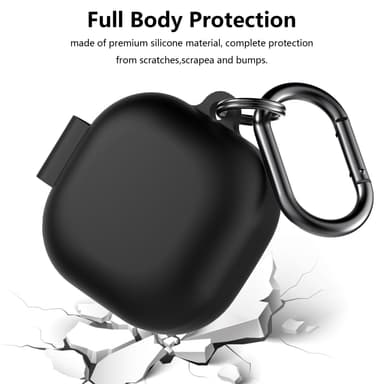 Beskyttende silikonetui til Samsung Buds Live Sort