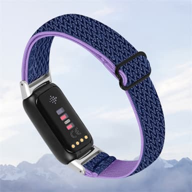 Justerbar nylonstropp for Fitbit Alta Blå