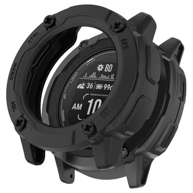 Pansret beskyttelsesdeksel for Garmin Instinct 2X Sort