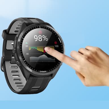 Mykt deksel for Garmin Forerunner 965 Gjennomsiktig