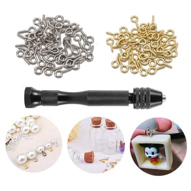 49 STK 0,5-3,0 mm Høyhastighets stål Miniborsett Sort
