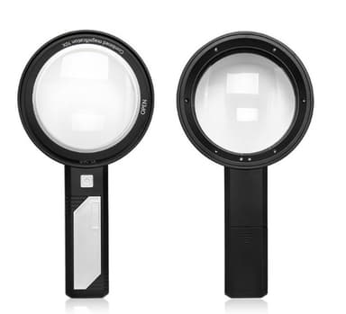 20X forstørrelsesglass med belysning