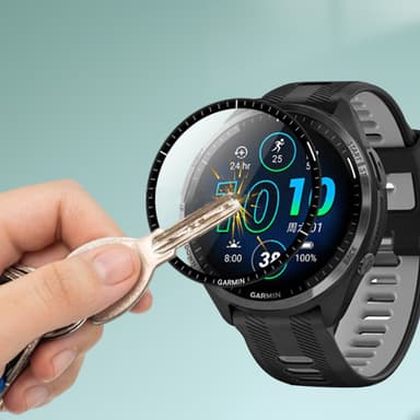 Mykt deksel for Garmin Forerunner 965 Gjennomsiktig