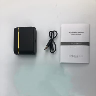Trådløs Clip-On Lavalier-mikrofon