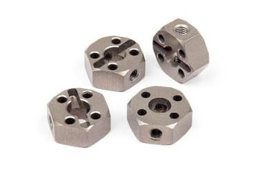 Aluminium låsende sekskantet hjulnav (12Mm/4Pcs)