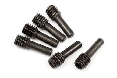 Skrueskaft M4X2,5X12Mm (svart/6stk)