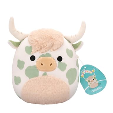 Squishmallows 19 cm P20 Plysj - Celestino Highland Cow (206077)