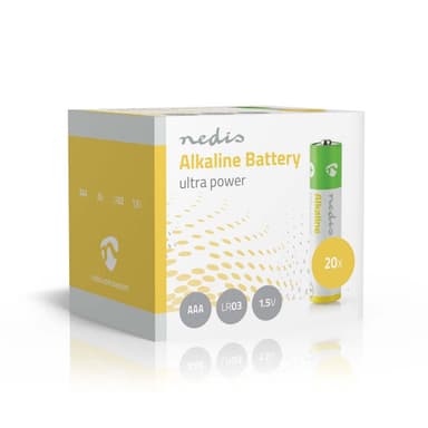 Nedis Alkaline Battery AAA | 1.5 V DC | 20-Pakke