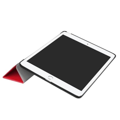 iPad 9.7"" (2017/ 2018) Slim Fit Trifoldbart deksel - Rød