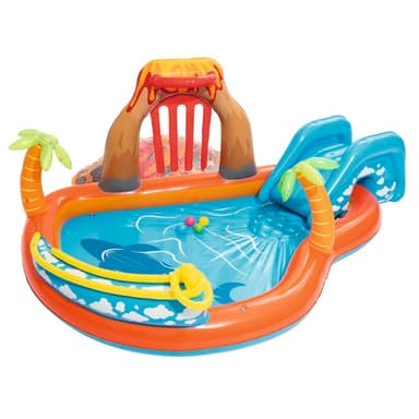 Bestway Lava Lagoon lekebasseng for barn 265x265x104 cm