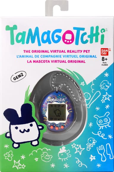 Tamagotchi elektronisk babydukke (Fireworks-deksel)