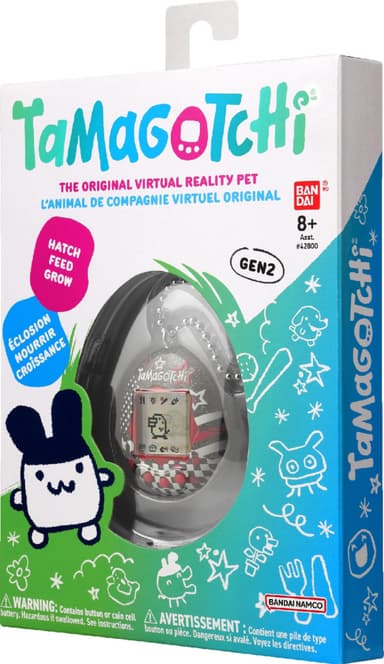 Tamagotchi elektronisk babydukke (Rock Glitter-deksel)