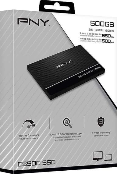 PNY CS900 2,5" SATA III SSD (500GB)